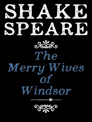 cover image of The Merry Wives of Windsor